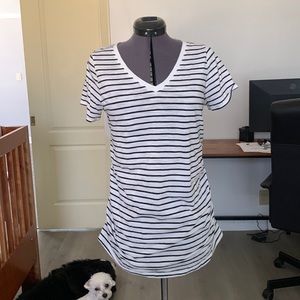 Nautical maternity shirt in a size medium by Liz Lange maternity